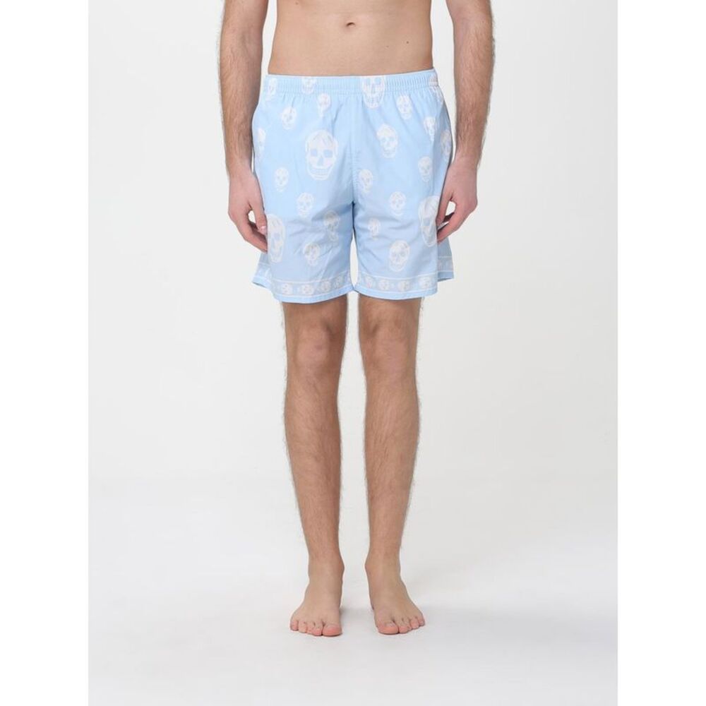 Mcqueen Men Mcqueen Polyamide Swimsuit With Skull